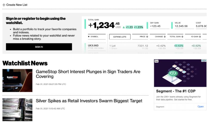 bloomberg watchlist