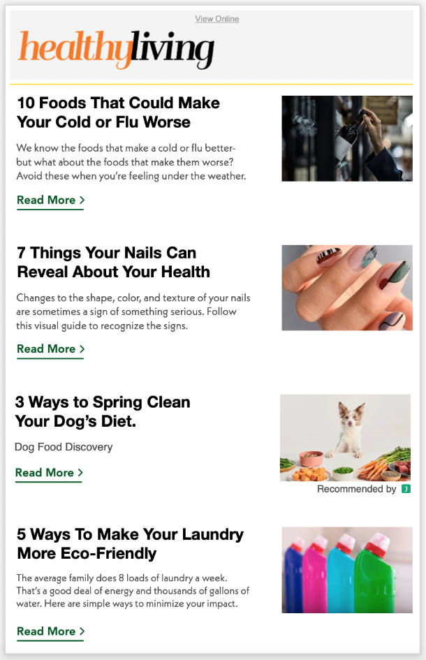 Native advertising examples